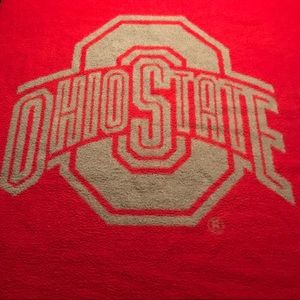 Vintage biederlack Ohio state blanket made in USA